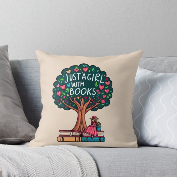 Item preview, Just A Girl With Books designed and sold by Myra365Art.