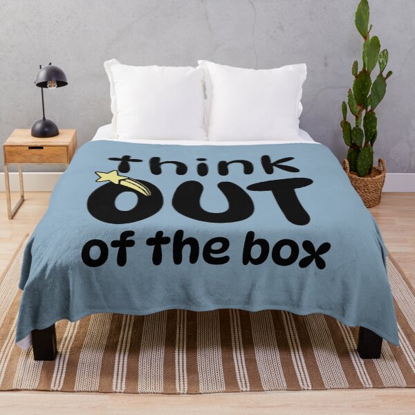 Item preview, Think Out Of The Box Quote designed and sold by NosandEdgy.