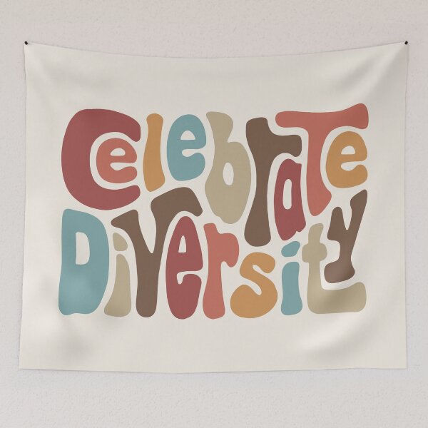 Item preview, Celebrate Diversity Word Art designed and sold by Unhinged Heather.