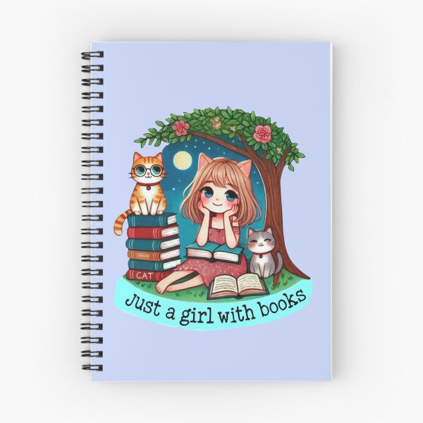 Item preview, Just A Girl With Books designed and sold by Myra365Art.