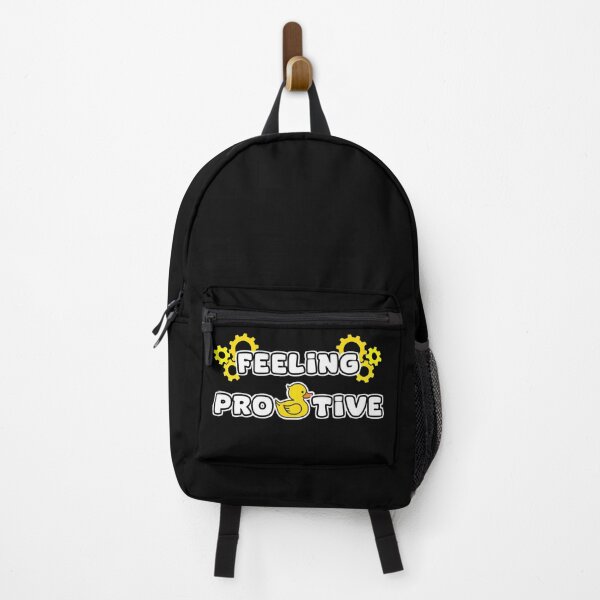 Item preview, Feeling Producktive Funny Duck Pun Productivity Motivational Design designed and sold by Dmetalx Art Apparel.