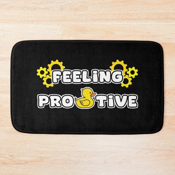 Item preview, Feeling Producktive Funny Duck Pun Productivity Motivational Design designed and sold by Dmetalx Art Apparel.