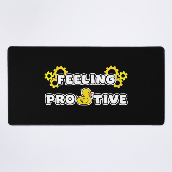 Item preview, Feeling Producktive Funny Duck Pun Productivity Motivational Design designed and sold by Dmetalx Art Apparel.