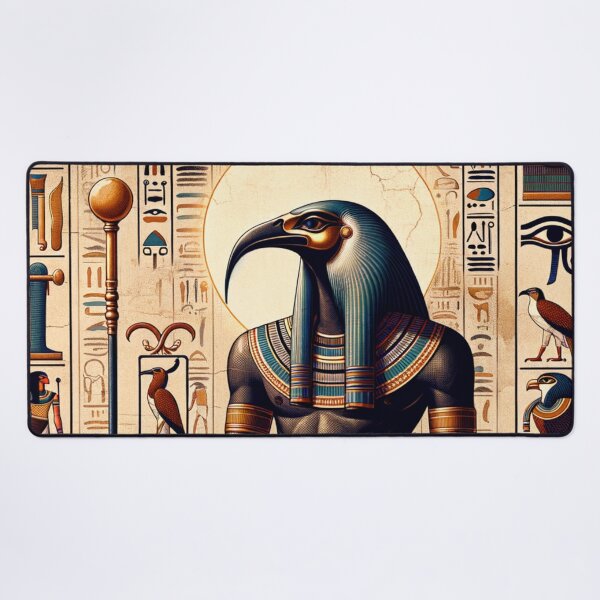 Item preview, Thoth Egyptian Kemetic Spiritual Ancient Wisdom Art God of Knowledge Sacred Ibis Deity  designed and sold by AnalajiaDesigns.