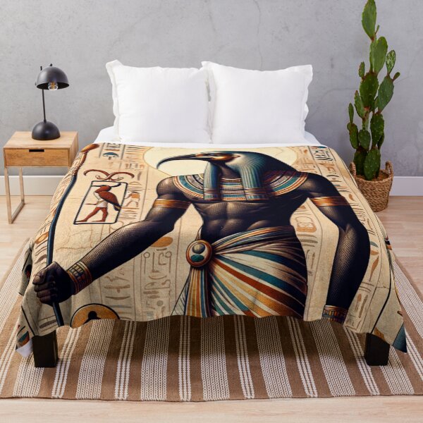 Item preview, Thoth Egyptian Kemetic Spiritual Ancient Wisdom Art God of Knowledge Sacred Ibis Deity  designed and sold by AnalajiaDesigns.