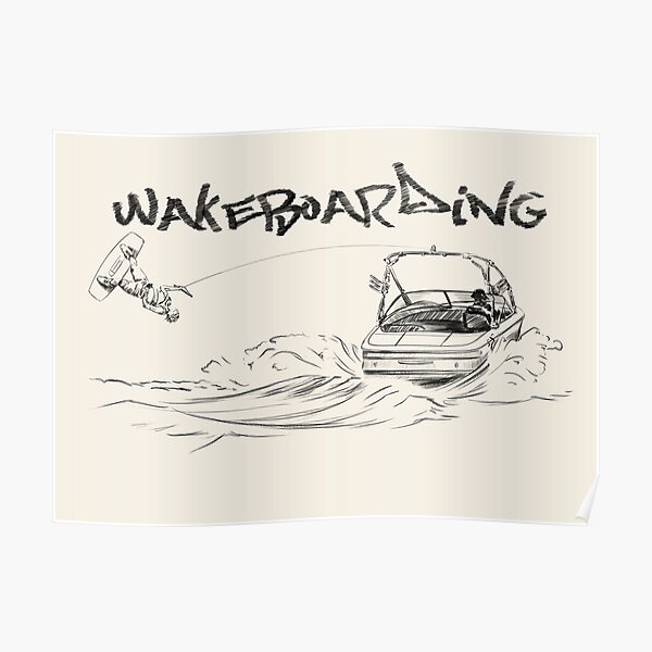 Wakeboarding Poster