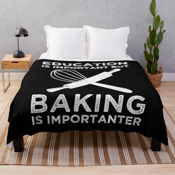 Item preview, Education Is Important But Baking Is Importanter designed and sold by Cat Lady Designs.