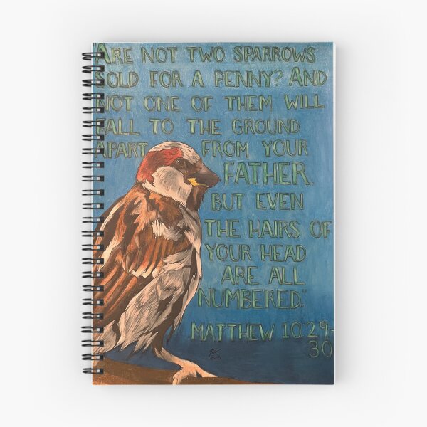 Item preview, Sparrow Bible Verse designed and sold by Hopesbubble.