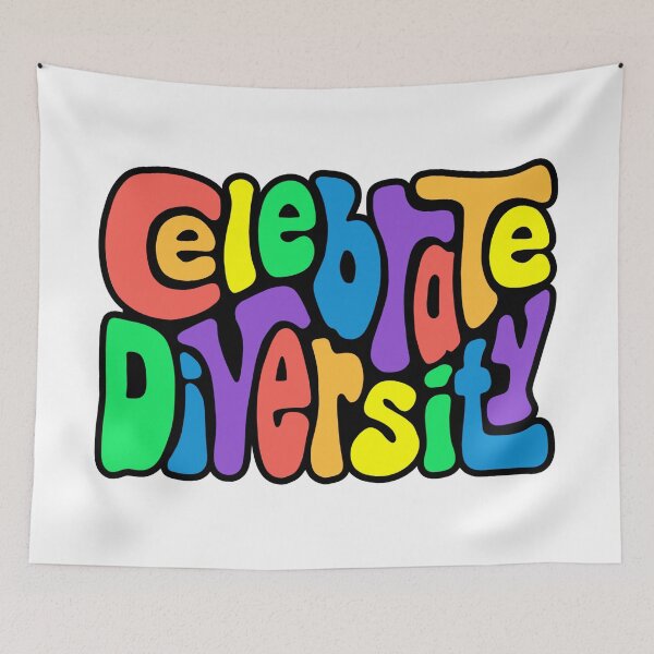 Item preview, Celebrate Diversity Word Art designed and sold by Unhinged Heather.