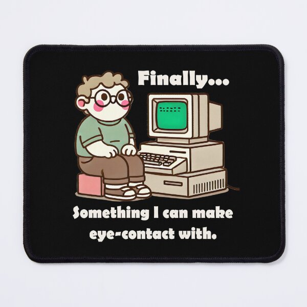 Item preview, Funny Geek Cartoon – Nerd Humor Computer Lover designed and sold by eh-stuff.