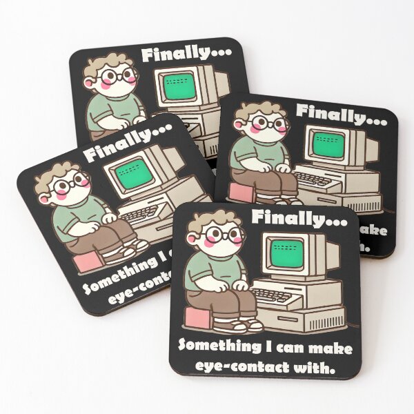 Item preview, Funny Geek Cartoon – Nerd Humor Computer Lover designed and sold by eh-stuff.