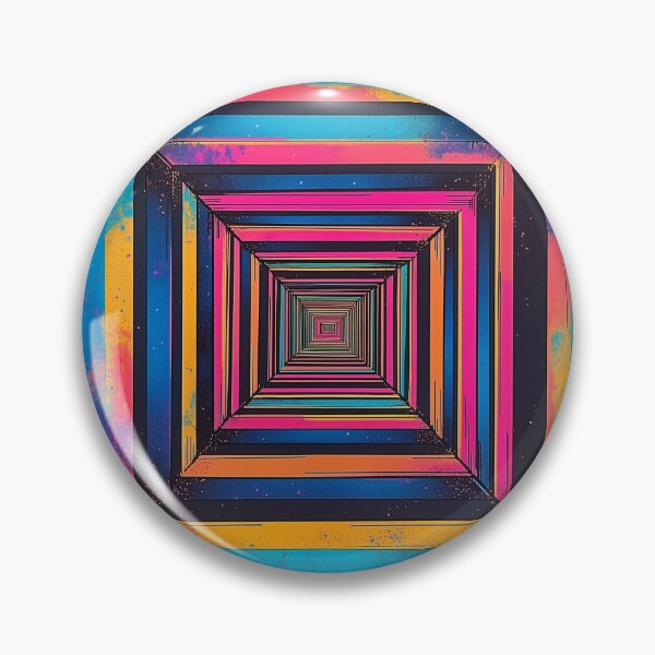 Item preview, Infinite Window V1 | Vibrant Pop Art Droste Effect Neon Optical Illusion designed and sold by RoseoftheWild.