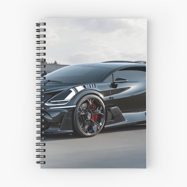 Item preview, Black Bugatti Centodieci Poster – Luxury Hypercar Art designed and sold by AutoPopStudio.