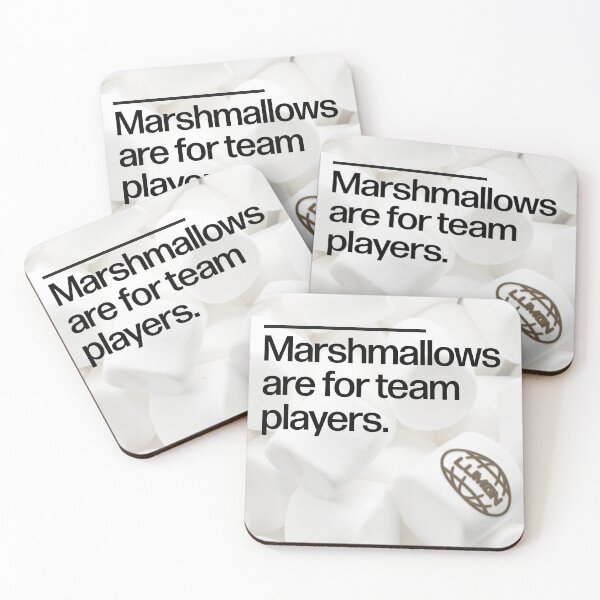 Item preview, Severance Marshmallows are for Team Players designed and sold by emilyschen.