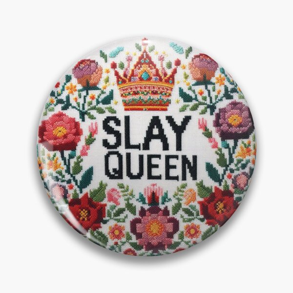 Artikelvorschau, Kreuzstich „Slay Queen“ entworfen und verkauft von BBNRGY.