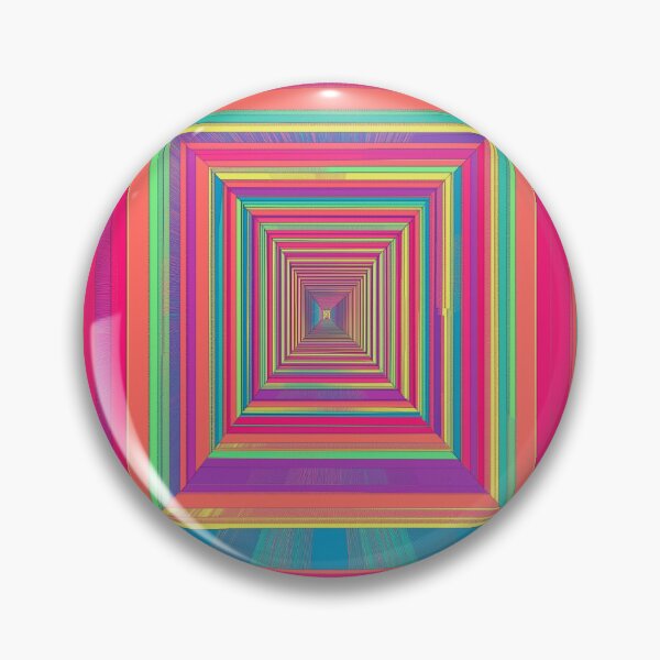 Item preview, Infinite Window V2 | Vibrant Droste Effect Pop Art Neon Optical Illusion designed and sold by RoseoftheWild.