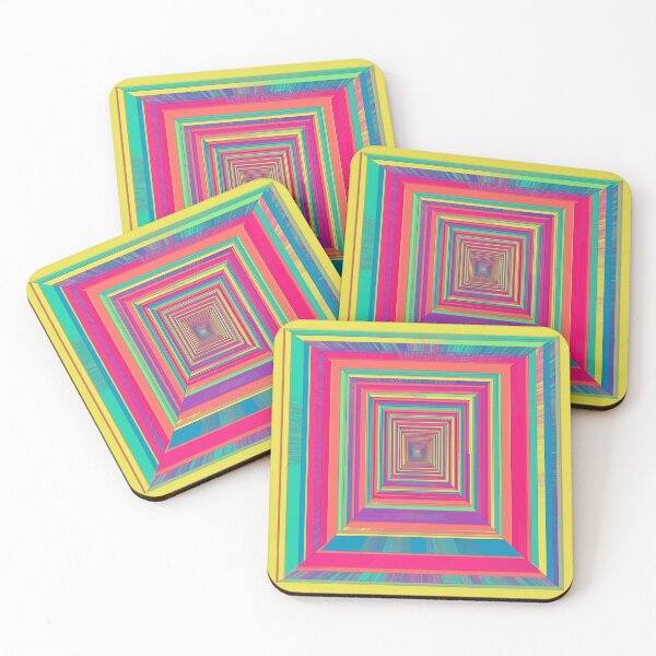 Item preview, Infinite Window V2 | Vibrant Droste Effect Pop Art Neon Optical Illusion designed and sold by RoseoftheWild.