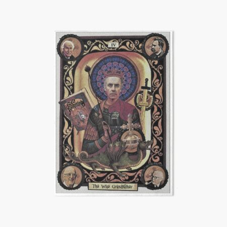 The Wise Grandfather (wall art) Art Board Print