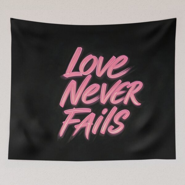 Item preview, Love Never Fails designed and sold by Gabriela McDaniel.