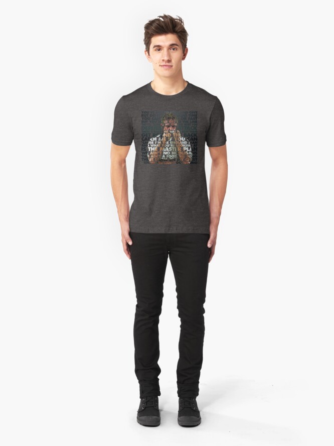 Alternate view of Gazza in Motion '90 Slim Fit T-Shirt