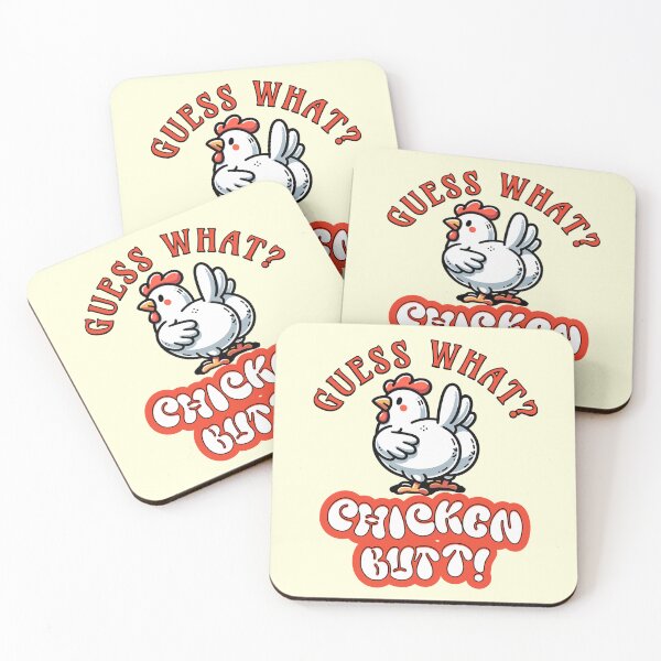 Item preview, Guess What? Chicken Butt - Funny Quote designed and sold by 2ndSketch.