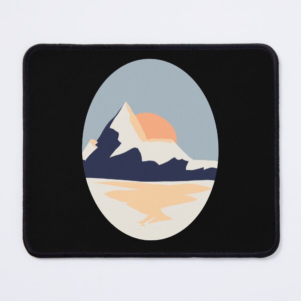 Item preview, Snowy Sunset Mountain Nature designed and sold by doodledont.