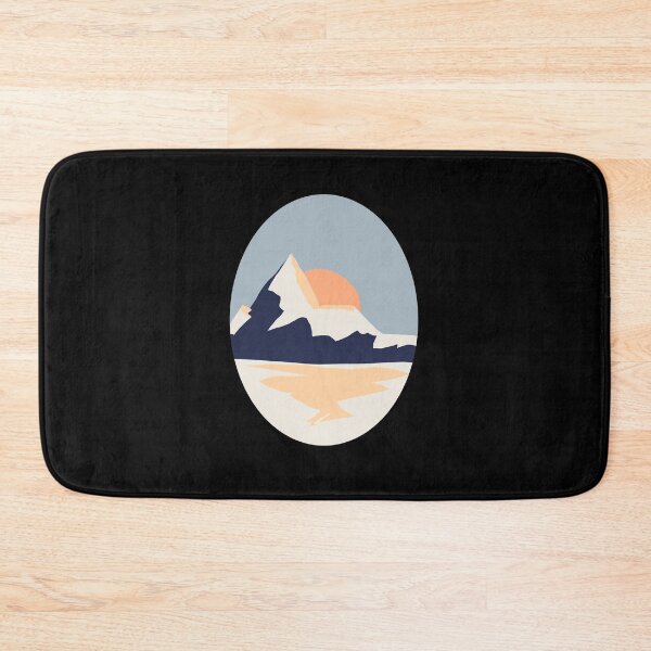 Item preview, Snowy Sunset Mountain Nature designed and sold by doodledont.