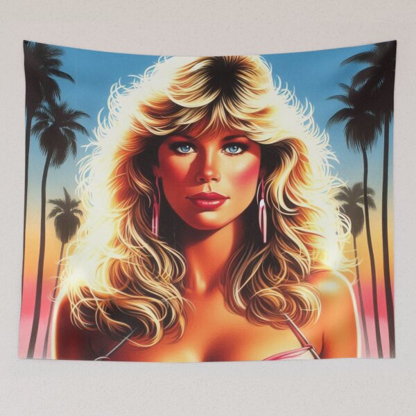 Item preview, 80s Blonde Girl designed and sold by PulpVintage.