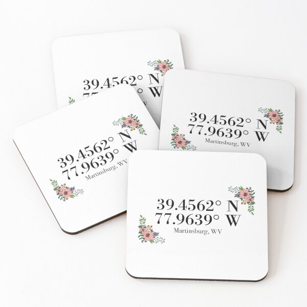 Item preview, Martinsburg, WV Coordinates designed and sold by mynameisliana.