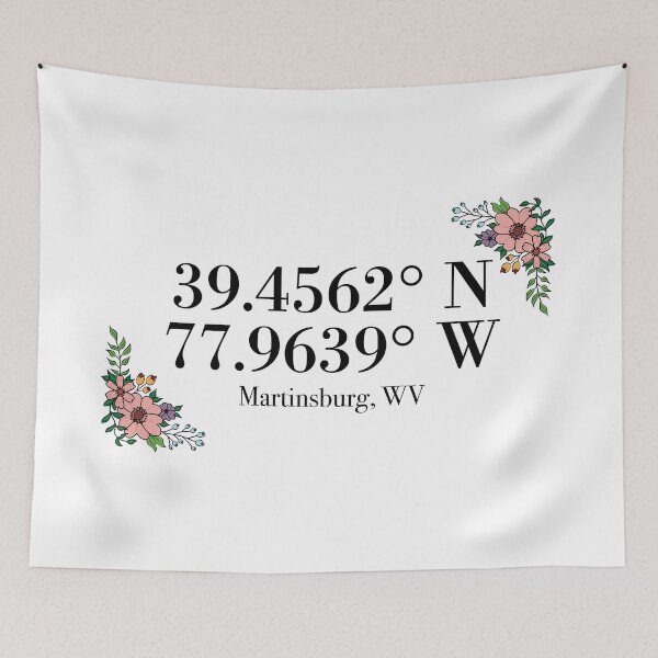 Item preview, Martinsburg, WV Coordinates designed and sold by mynameisliana.
