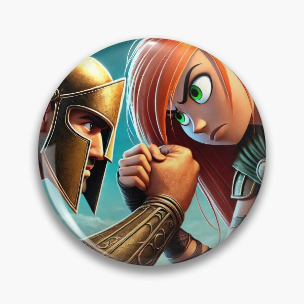 Item preview, Kim Possible Spartan Arm-Wrestle designed and sold by N0WUC1.