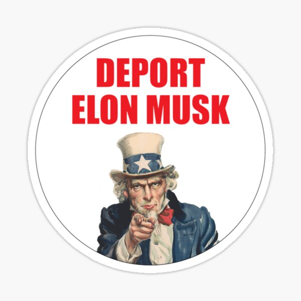 Item preview, funny deport ELON MUSK uncle Sam design designed and sold by DigitalNew.
