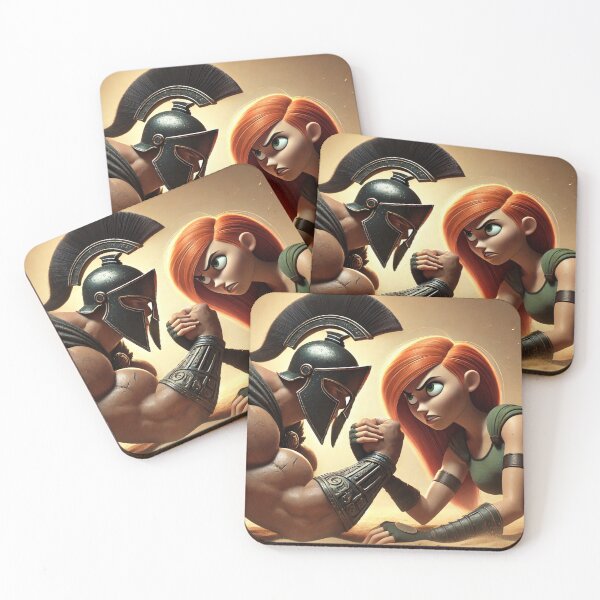 Item preview, Kim Possible Spartan Arm-Wrestle Battle designed and sold by N0WUC1.