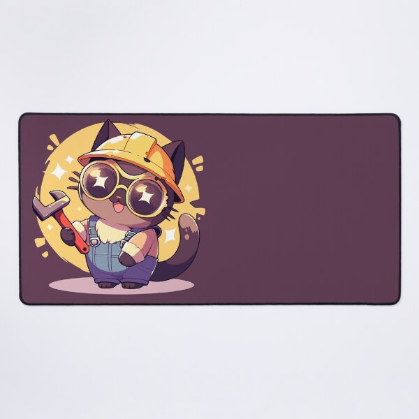 Item preview, Builders Unite! - Cute cat repairer designed and sold by etherElric.