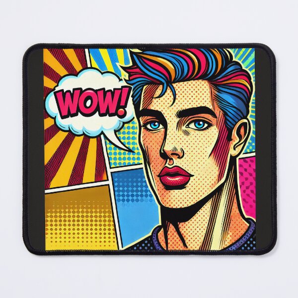 Item preview, Pop art portrait with bold lines designed and sold by Marcinkowski-studio .