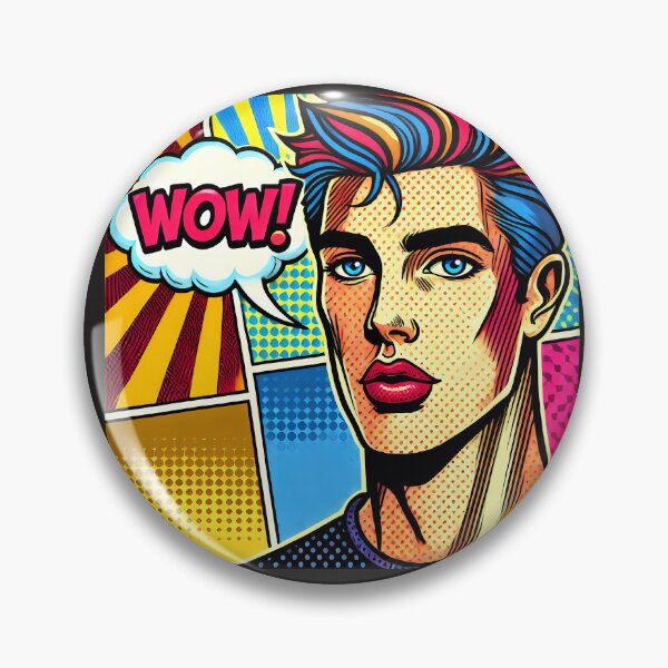 Artikelvorschau, Pop-Art-Porträt mit kräftigen Linien entworfen und verkauft von Marcinkowski-studio .
