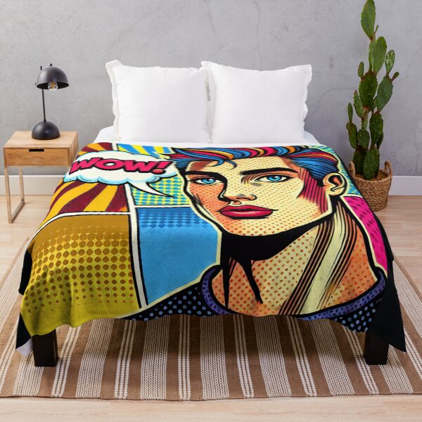 Item preview, Pop art portrait with bold lines designed and sold by Marcinkowski-studio .