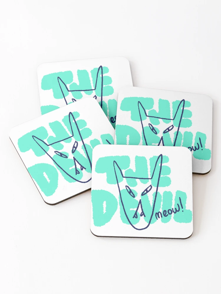 Thumbnail 1 of 5, Coasters (Set of 4), The devil himself designed and sold by Childish by Design.