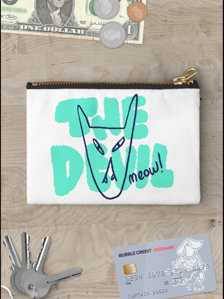 Thumbnail 3 of 4, Zipper Pouch, The devil himself designed and sold by Childish by Design.