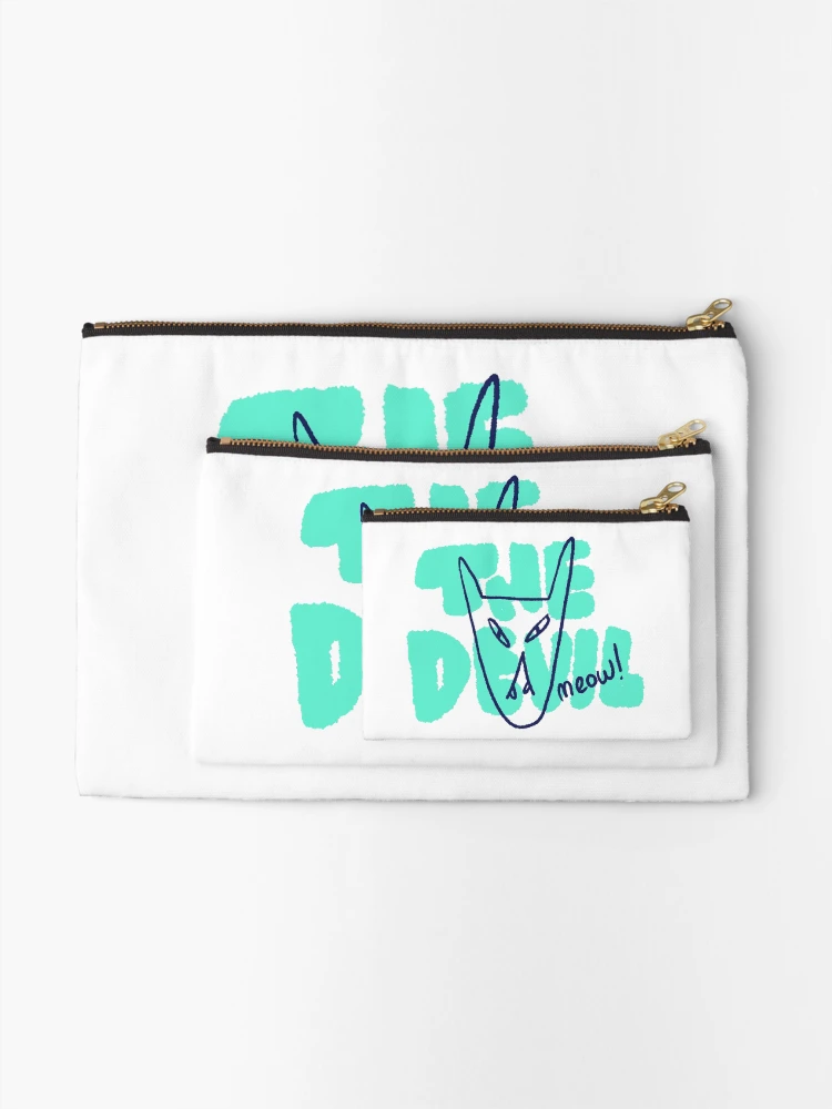 Thumbnail 2 of 4, Zipper Pouch, The devil himself designed and sold by Childish by Design.