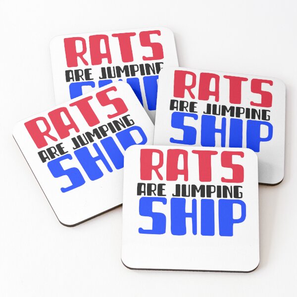 Item preview, Rats Are Jumping Ship designed and sold by Rocktheboattees.