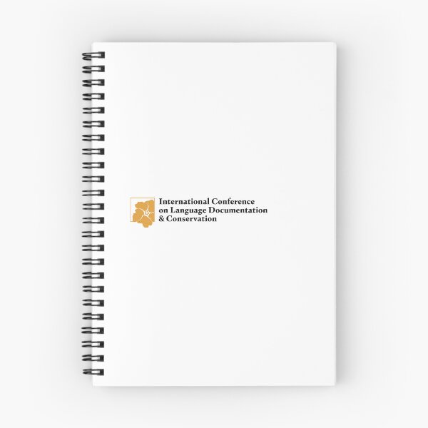 Item preview, Logo and Conference title notebook designed and sold by ICLDC.