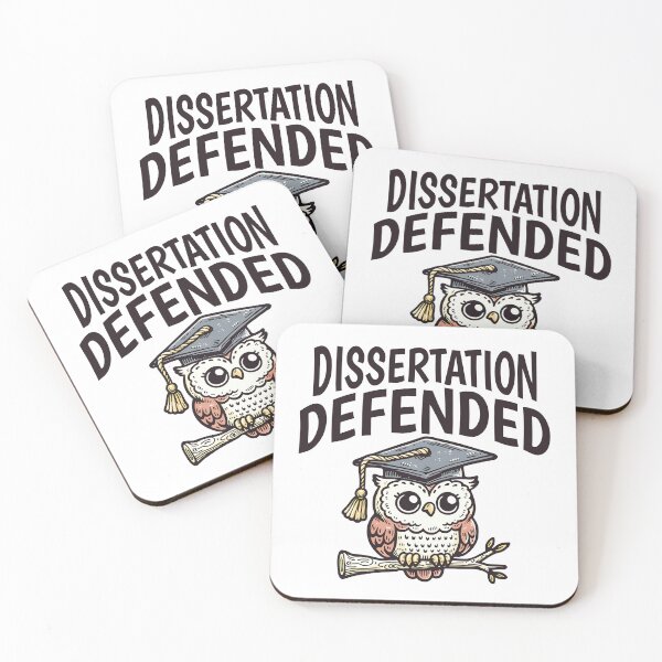 Item preview, Dissertation Defended | PhD Graduation Gift | Doctorate Graduation Gift | Dissertation Defense | PhD Completion | PhD Graduation Day designed and sold by jadedscientist.