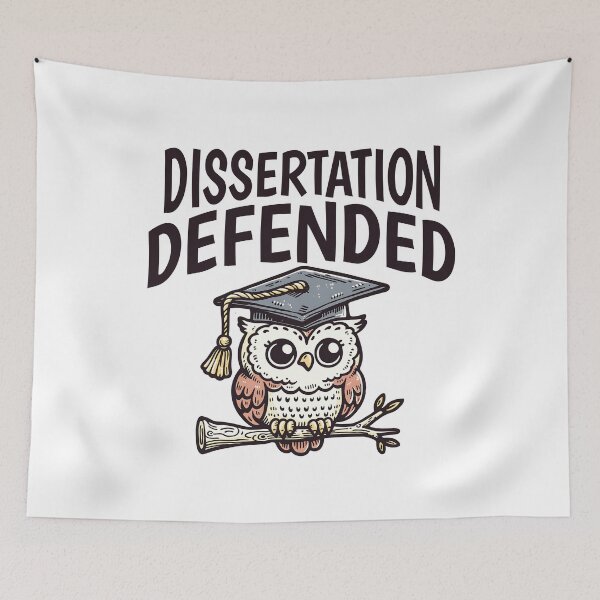 Item preview, Dissertation Defended | PhD Graduation Gift | Doctorate Graduation Gift | Dissertation Defense | PhD Completion | PhD Graduation Day designed and sold by jadedscientist.