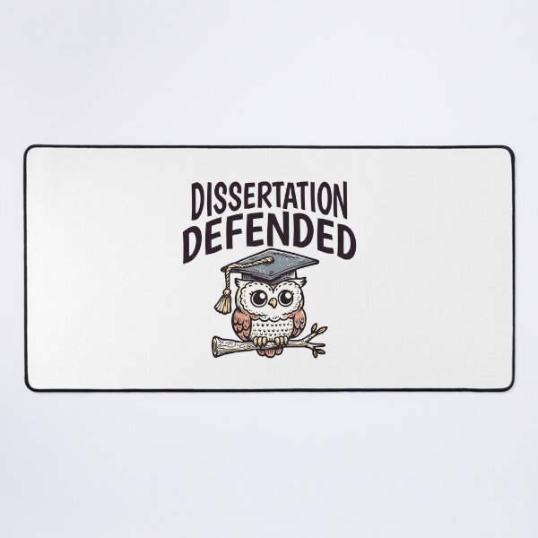 Item preview, Dissertation Defended | PhD Graduation Gift | Doctorate Graduation Gift | Dissertation Defense | PhD Completion | PhD Graduation Day designed and sold by jadedscientist.