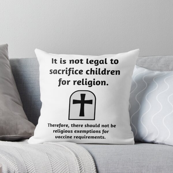 Item preview, It is wrong to sacrifice children for religion.  designed and sold by Rachel the Artist .