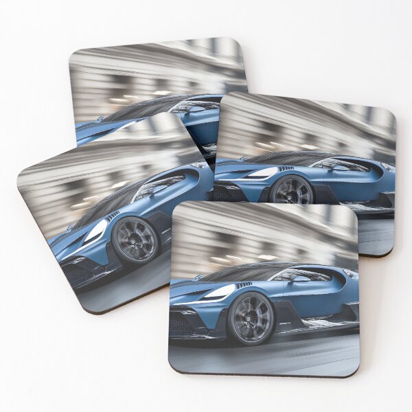 Item preview, Blue Bugatti Centodieci Poster – Exotic Hypercar Wall Art designed and sold by AutoPopStudio.