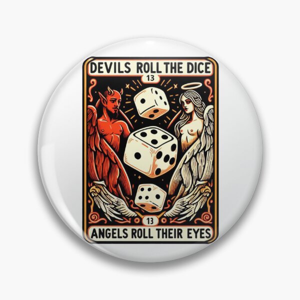 Item preview, Devils roll the dice, angels roll their eyes  - Taylor Swift - Tarot Card designed and sold by Gautamaa.