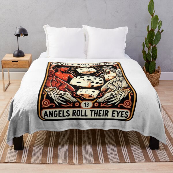 Item preview, Devils roll the dice, angels roll their eyes - Taylor Swift - Tarot Card designed and sold by Gautamaa.