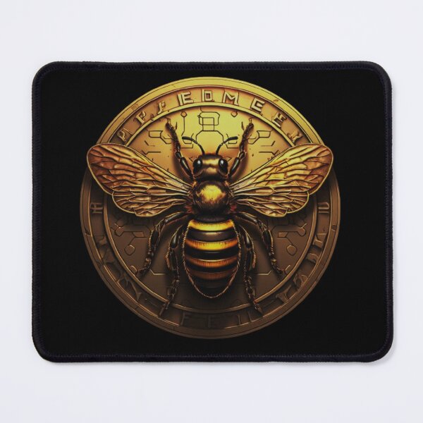 Item preview, Golden Bee Coin - a symbol of prosperity and elegance! designed and sold by SevilleArt.